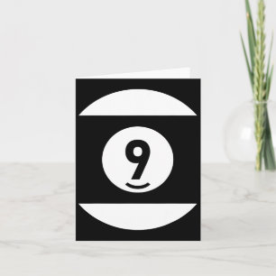 Pool Ll 9 Matching Billiards Gift Easy Halloween C Card