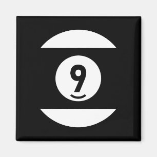 Pool Ll 9 Matching Billiards Gift Easy Halloween C Magnet