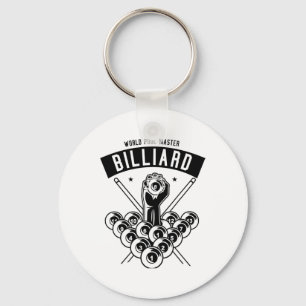 Pool Master Billiards Love Playing Pool  Key Ring