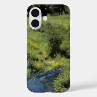 Pool Medfield by Dennis Miller Bunker, Vintage Art iPhone 16 Case