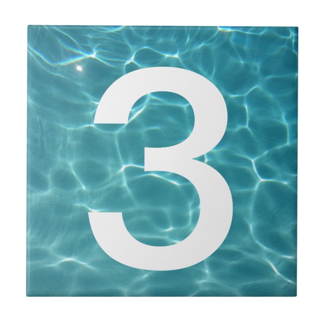 Pool number tile (Front)