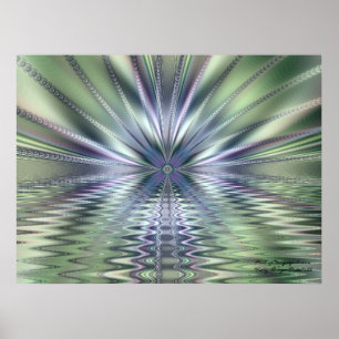 Pool of Forgetfulness Abstract Art Poster