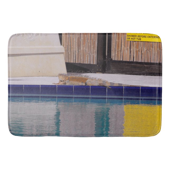 Pool of the Iguana Bath Mat (Front)