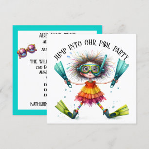POOL or Beach PARTY Invitation