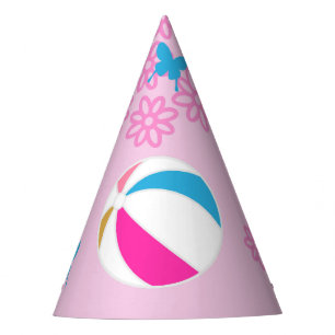 Pool Party 5th Birthday Girl Fashion Doll summer Party Hat