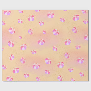 Pool Party Beach Ball Wrapping Paper