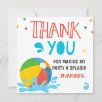 Pool Party Birthday Boy Girl