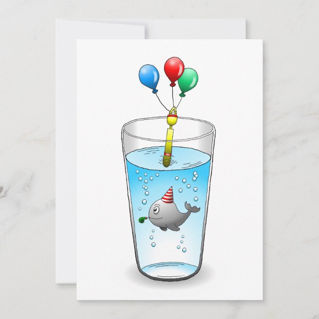 Pool Party Birthday Invitation (Front)