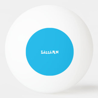 Pool Party Blue Custom Ping Pong Ball