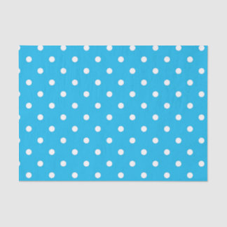 Pool Party Blue Polka Dot Tissue Paper