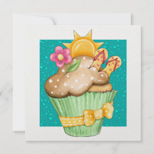 Pool Party Cupcake ! - SRF Invitation