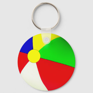 Pool Party Favors Beach Ball Key Ring