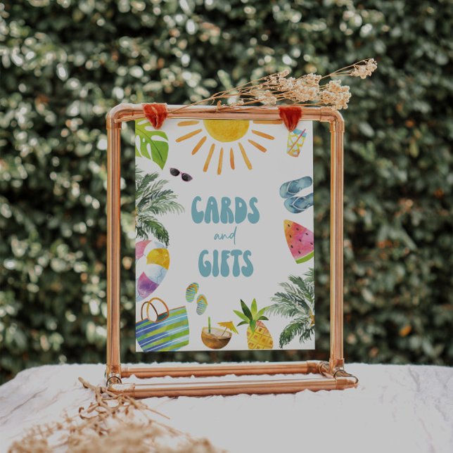 Pool Party Gifts Sign (Creator Uploaded)