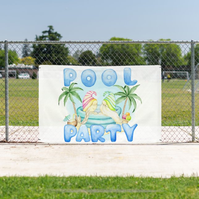 Pool Party Gnomes Banner (Insitu)