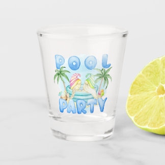 Pool Party Gnomes Shot Glass