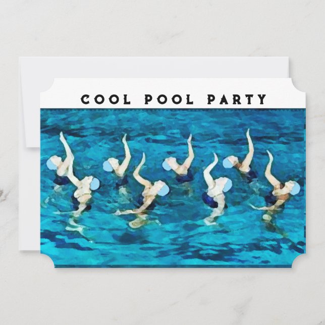 Pool Party Invitation (Front)