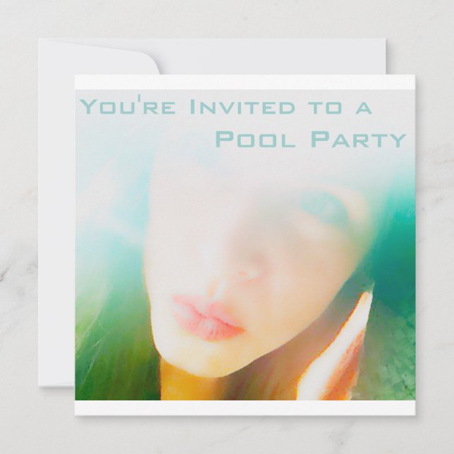 Pool Party Invitation (Front)
