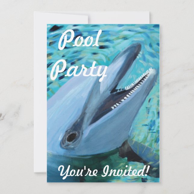 Pool Party Invitation (Front)