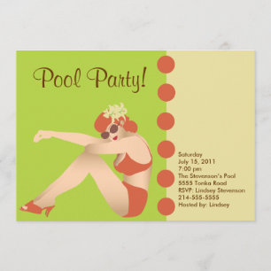 Pool Party Invitation