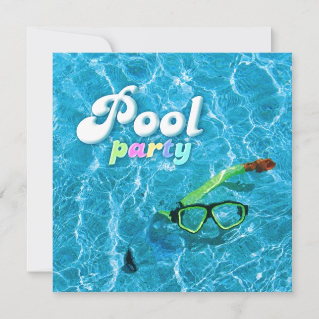 Pool Party Invitation (Front)
