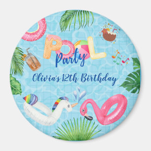 Pool Party  Magnet