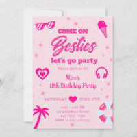 Pool Party Malibu Pink Doll Beach Birthday
