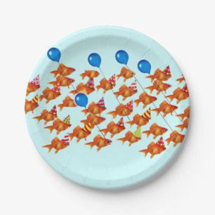 Pool Party Paper Plate