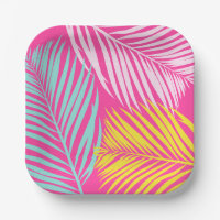 Pool Party Paper Plates | Pool Party Decor