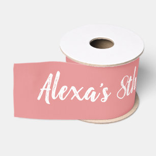 Pool Party Pink Gros Grain Ribbon Grosgrain Ribbon