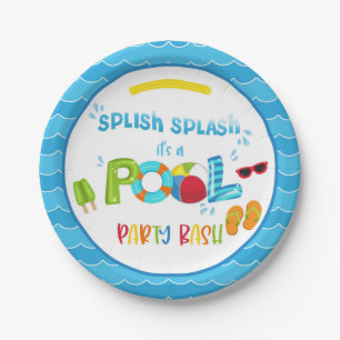 Pool Party Plate - Boy WH