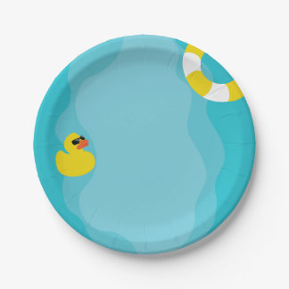 Pool Party Plate - Kid's Birthday Party Plate