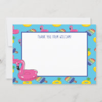 Pool Party Pool Floats Pattern Flat Panel