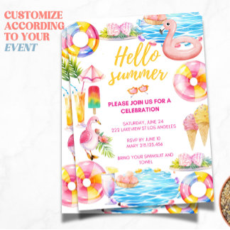 Pool Party | Summer Party Invitation