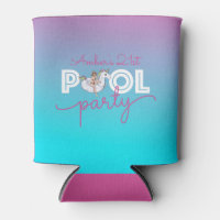 Pool Party Watercolor Ombre Unicorn Float 21st
