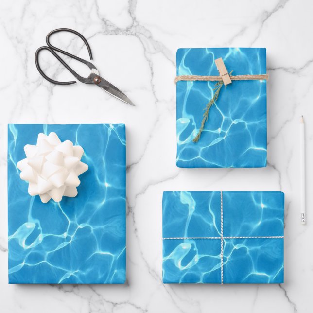 Pool Party  Wrapping Paper Sheet (Front)