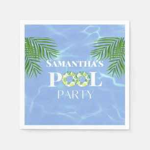 Pool Paty Paper Napkin