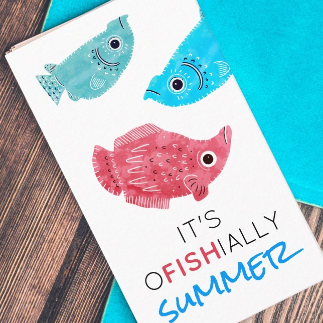 Pool Play Date Summer Break Kids Calling Card (Creator Uploaded)