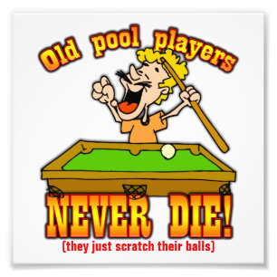 Pool Players Photo Print