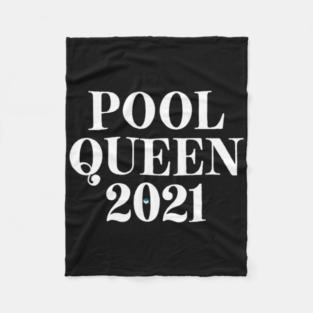 Pool Queen 2021 - Billiards  Fleece Blanket (Front)