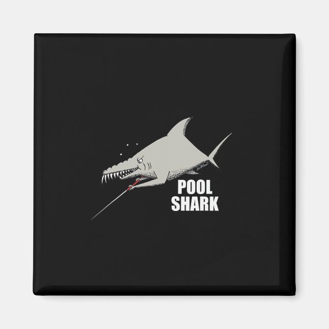 Pool Shark Billiards Design For Gift Pool Player  Magnet (Front)