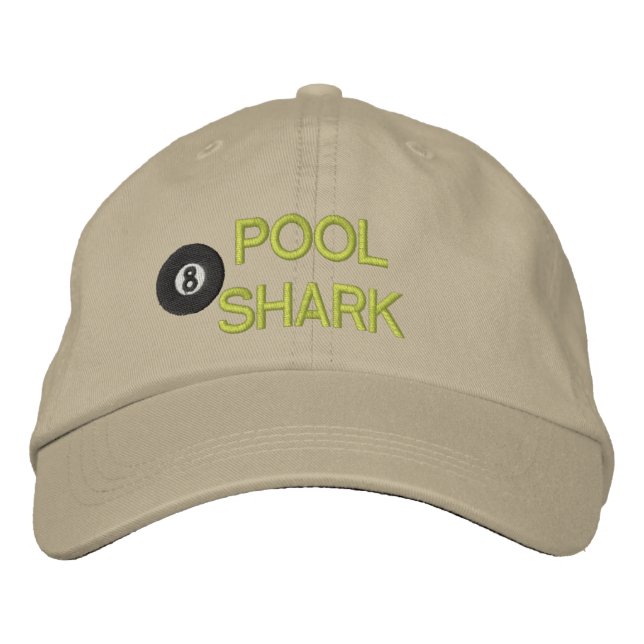 Pool Shark Embroidered Hat (Front)