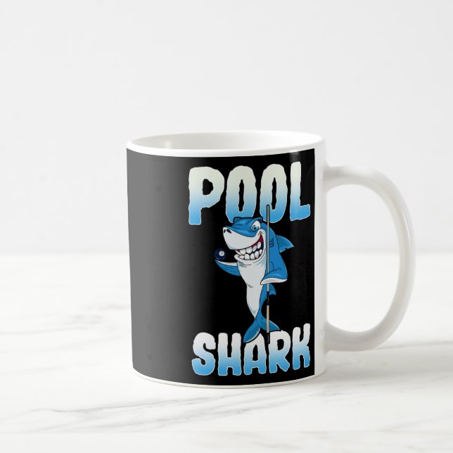 Pool Shark Funny Pool Billiards Player  Coffee Mug (Right)