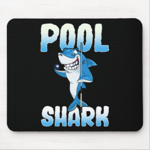 Pool Shark Funny Pool Billiards Player Mouse Pad
