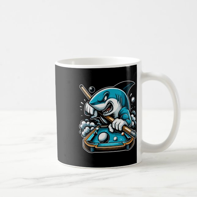 Pool Shark Funny Pool Player Billiards Billiard 8- Coffee Mug (Right)