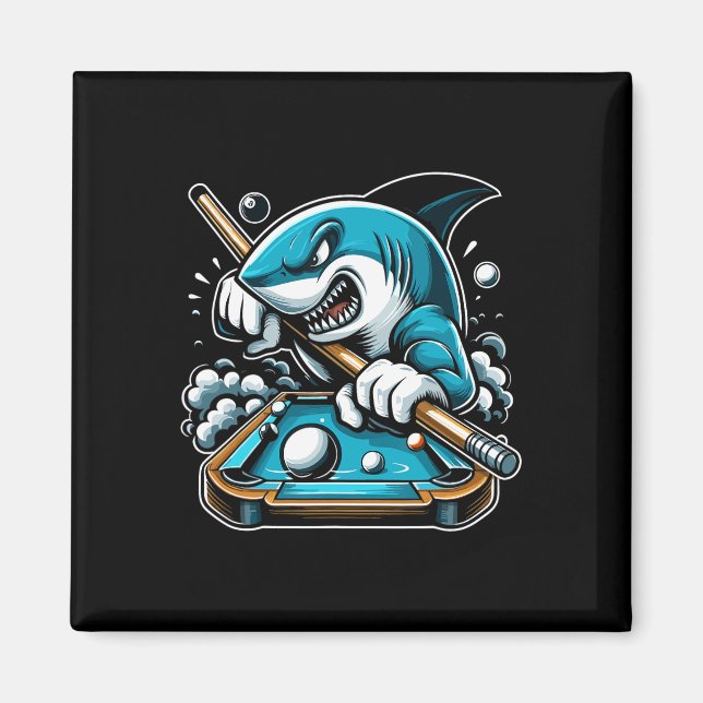 Pool Shark Funny Pool Player Billiards Billiard 8- Magnet (Front)