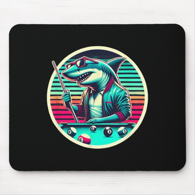 Pool Shark Master The Game With Precision And Skil Mouse Pad (Front)