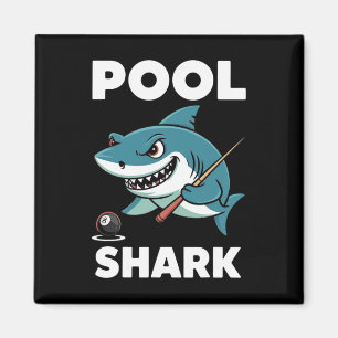 Pool Shark Snooker Player Funny Billiards Magnet