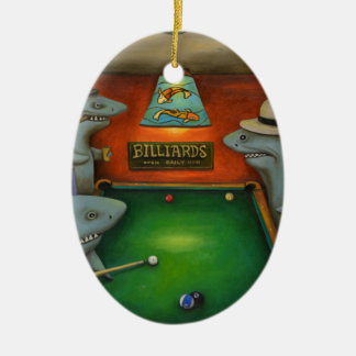 Pool Sharks Ceramic Tree Decoration