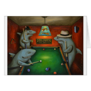 Pool Sharks with Lettering