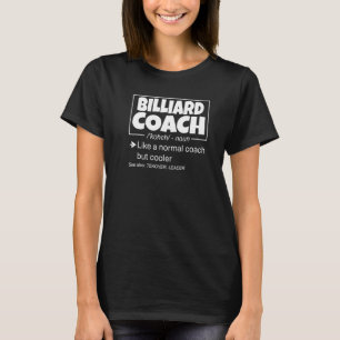Pool Shirts For Men Billiards Coach Tee Plus Size